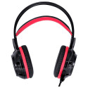 Fone De Ouvido Headset Gamer Taranis V2 P2 Com Microfone - Preto E Vermelho